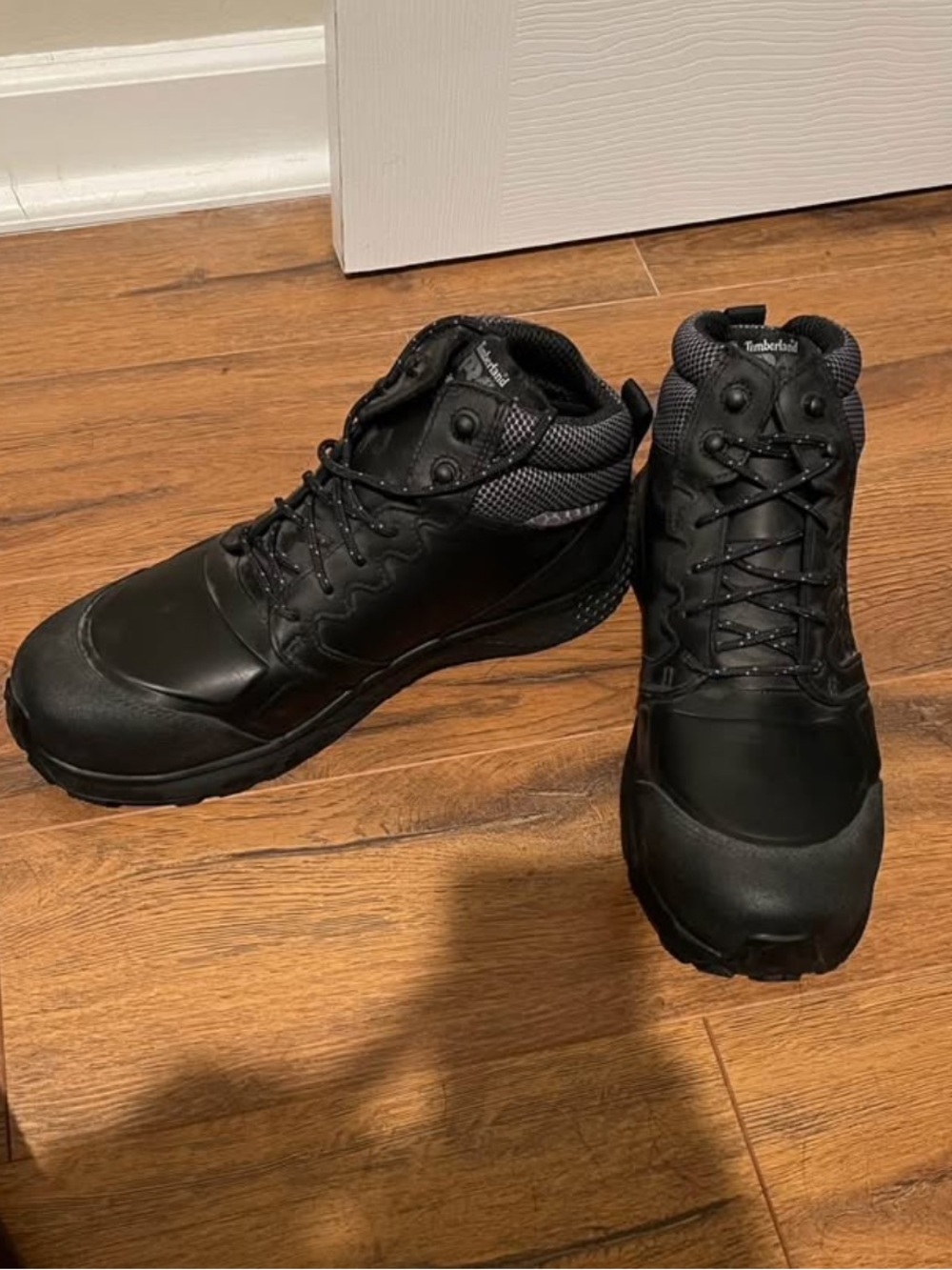 Timberland Men's Black Composite Toe Boots 13W